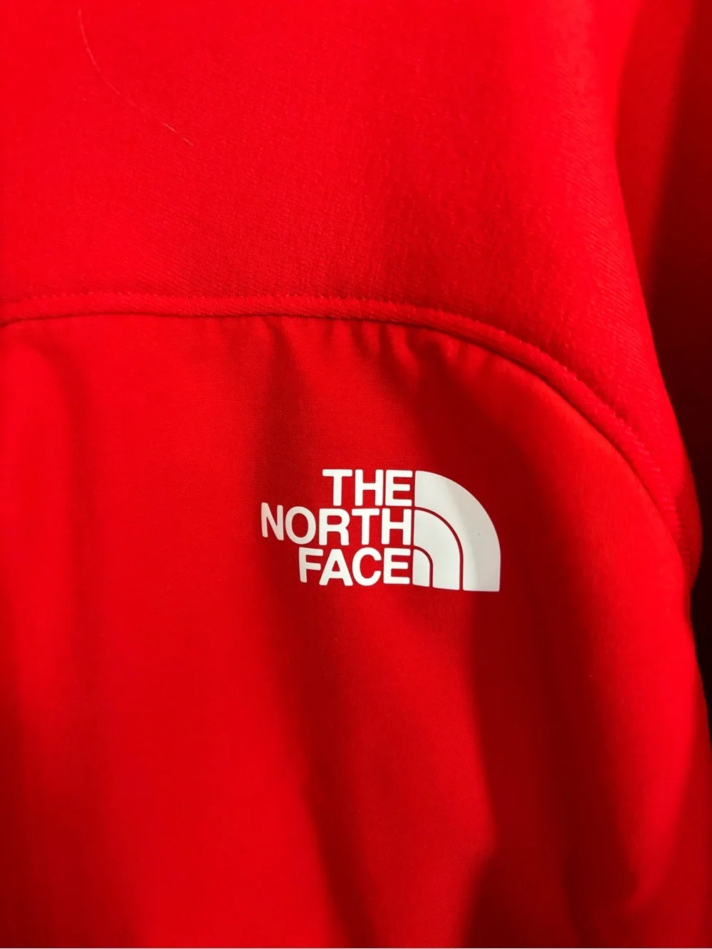 💎 The North Face Red Half-Zip Fleece Pullover